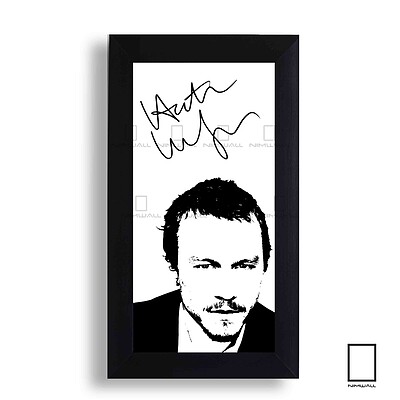 تابلو امضا هیث لجر Heath Ledger مدل N-45135