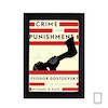 تابلو رمان جنایات و مکافات اثر فیودور داستایفسکی مدل N-99951