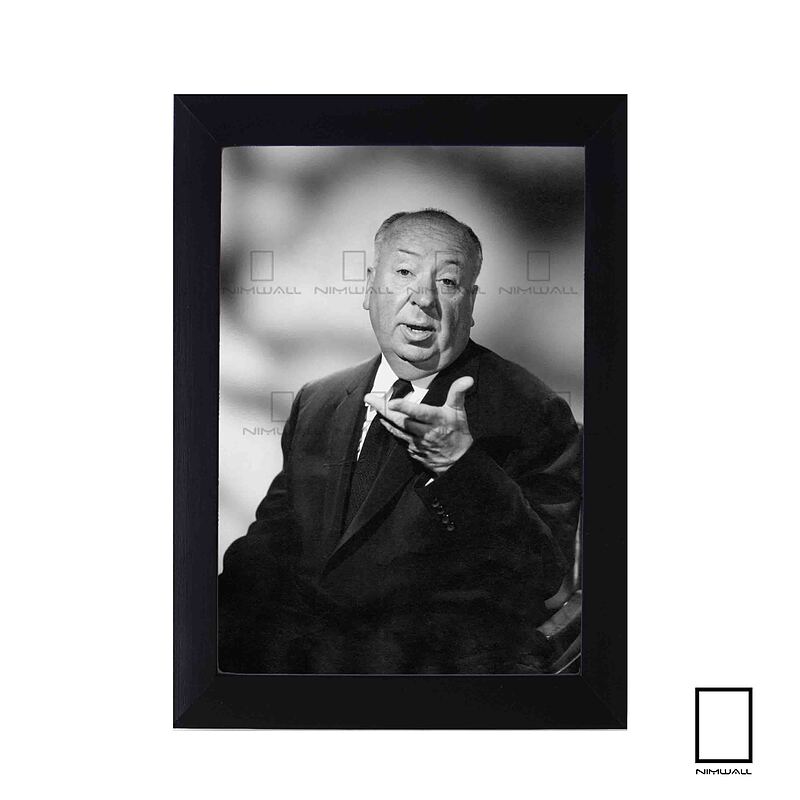 تابلو عکس الفرد هیچکاک Alfred Hitchcock مدل N-25514