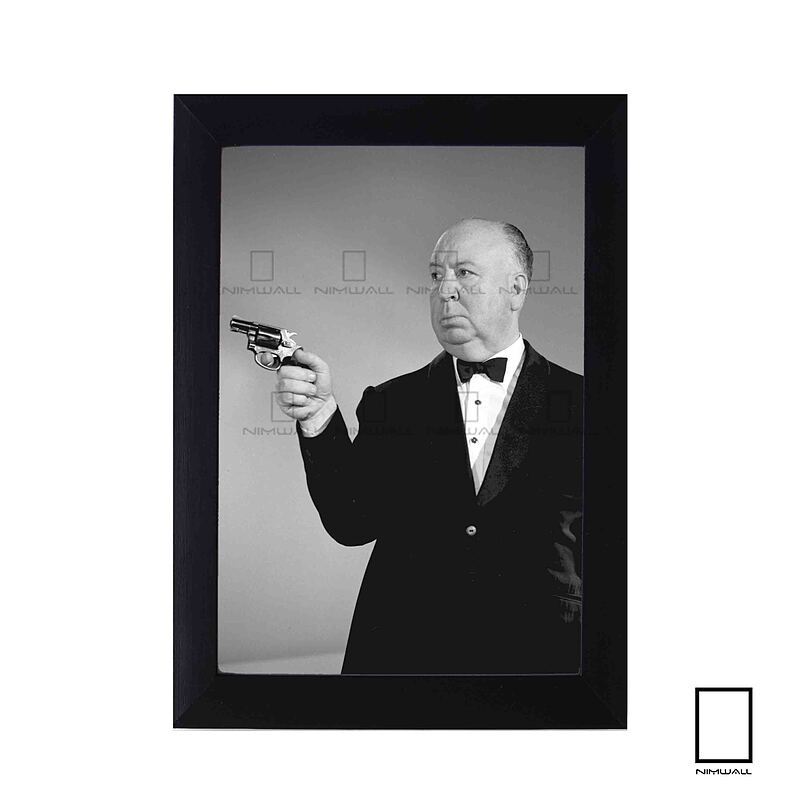تابلو عکس الفرد هیچکاک Alfred Hitchcock مدل N-25516