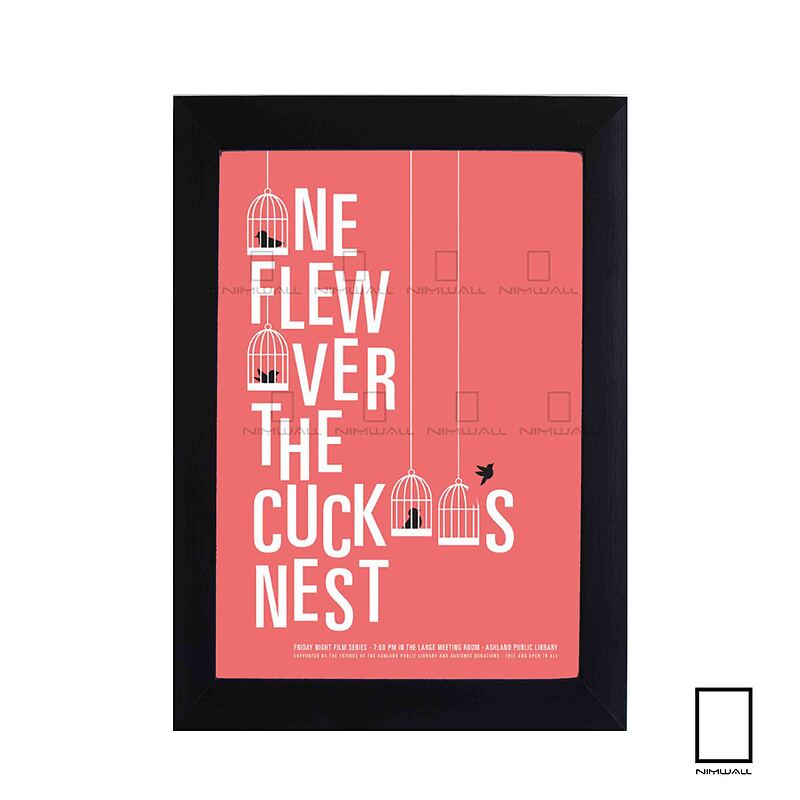 تابلو فیلم دیوانه از قفس پرید One Flew Over the Cuckoo's Nest  مدل N-22013