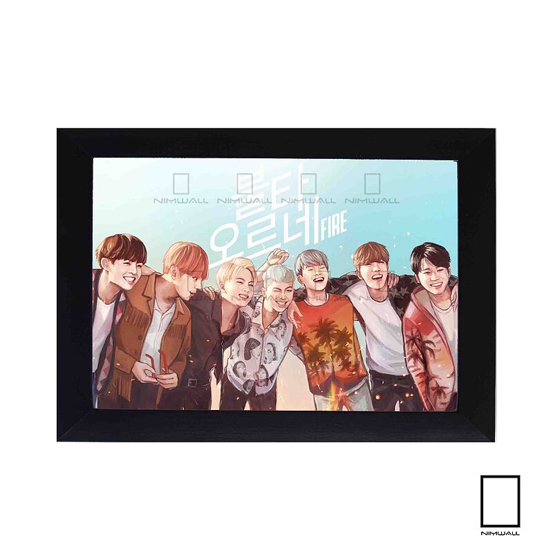 تابلو عکس گروه بی تی اس BTS مدل N-55398