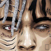 تابلو نقاشی ایکس‌ایکس‌ایکس تنتاسیون XXXTentacion مدل N-55401