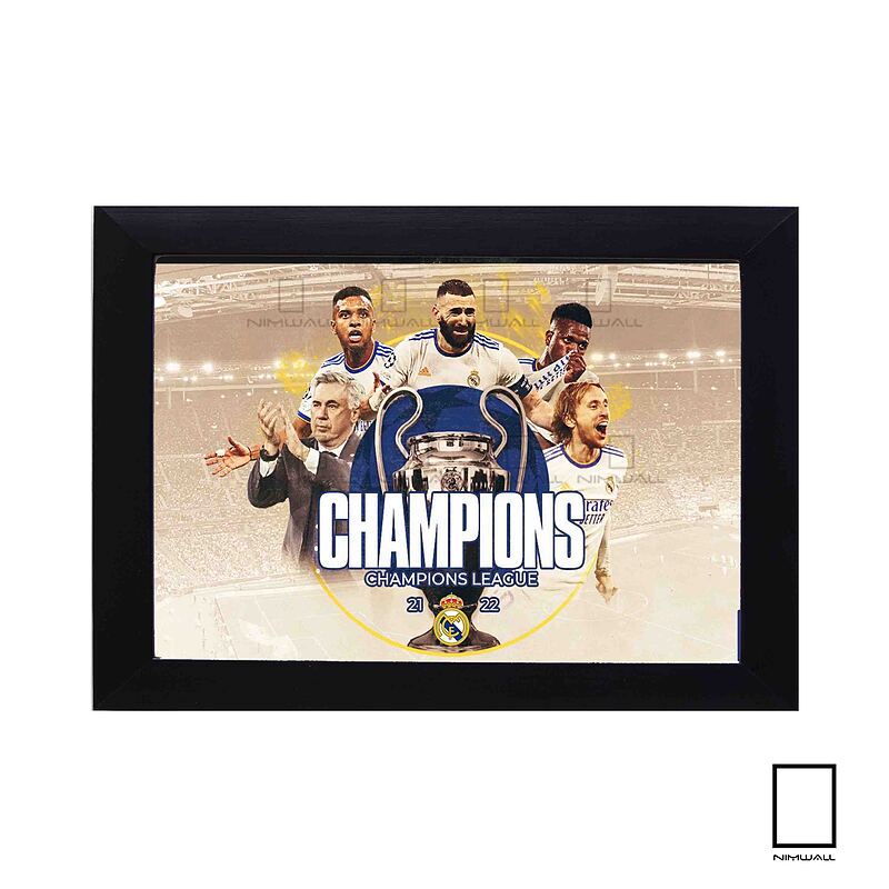 تابلو عکس باشگاه رئال مادرید Real Madrid CF  مدل N-97104