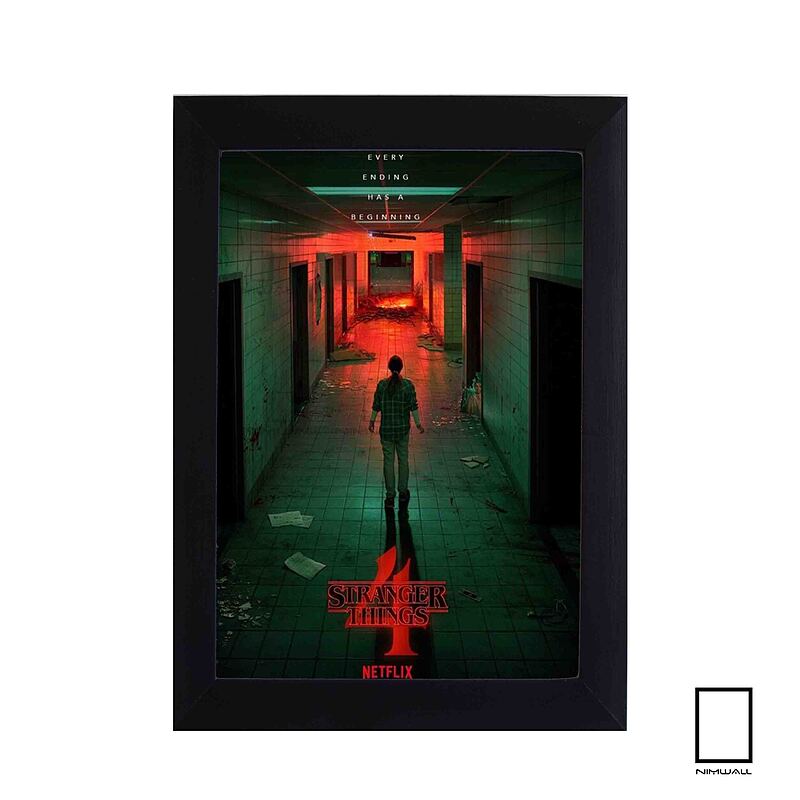 تابلو سریال چیزهای عجیب Stranger things مدل N-54435