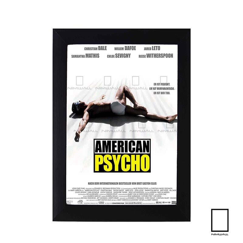 تابلو فیلم روانی امریکایی American Psycho مدل N-221545