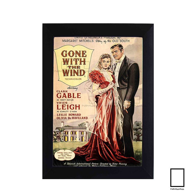 تابلو فیلم بر باد رفته Gone with the Wind مدل N-221552