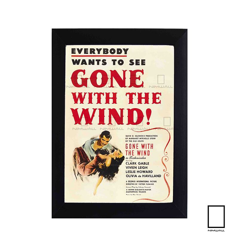 تابلو فیلم بر باد رفته Gone with the Wind مدل N-221549