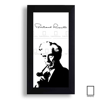 تابلو امضا برتراند راسل Bertrand Russell مدل N-45139