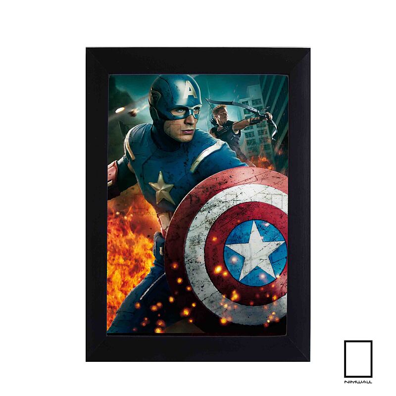 تابلو فیلم  انتقام جویان Avenger مدل N-86115 کاپیتان امریکا