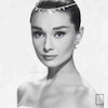 تابلو عکس آدری هپبورن Audrey Hepburn مدل N-25643