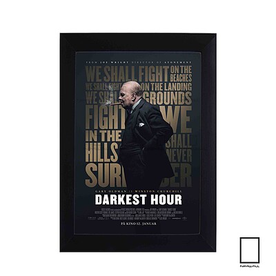 تابلو فیلم تاریک ترین لحظات Darkest Hour مدل N-221635