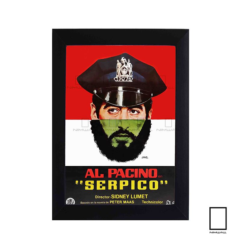 تابلو فیلم سرپیکو serpico با بازی ال پاچینو al pacino مدل N-221661