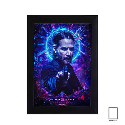 تابلو جان ویک john wick با بازی کیانو ریوز Keanu Reeves مدل N-221678