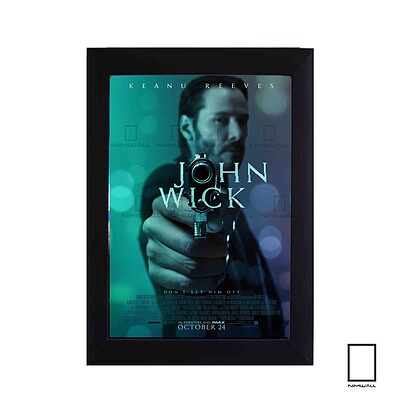 تابلو جان ویک john wick با بازی کیانو ریوز Keanu Reeves مدل N-221681