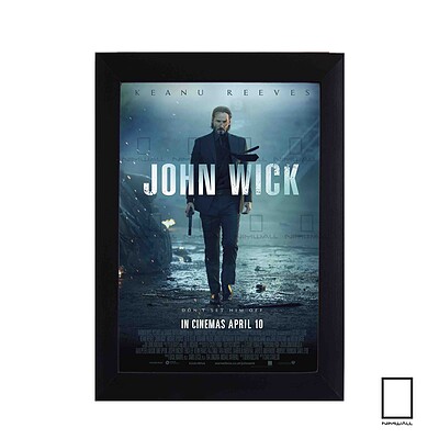 تابلو جان ویک john wick با بازی کیانو ریوز Keanu Reeves مدل N-221682