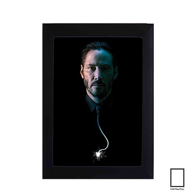 تابلو جان ویک john wick با بازی کیانو ریوز Keanu Reeves مدل N-221683