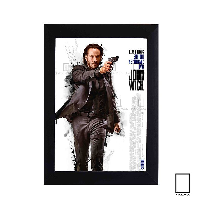 تابلو جان ویک john wick با بازی کیانو ریوز Keanu Reeves مدل N-221684