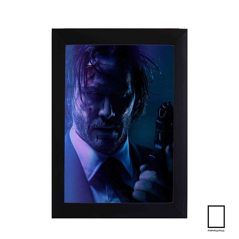 تابلو جان ویک john wick با بازی کیانو ریوز Keanu Reeves مدل N-221686