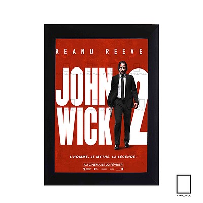 تابلو جان ویک john wick با بازی کیانو ریوز Keanu Reeves مدل N-221689