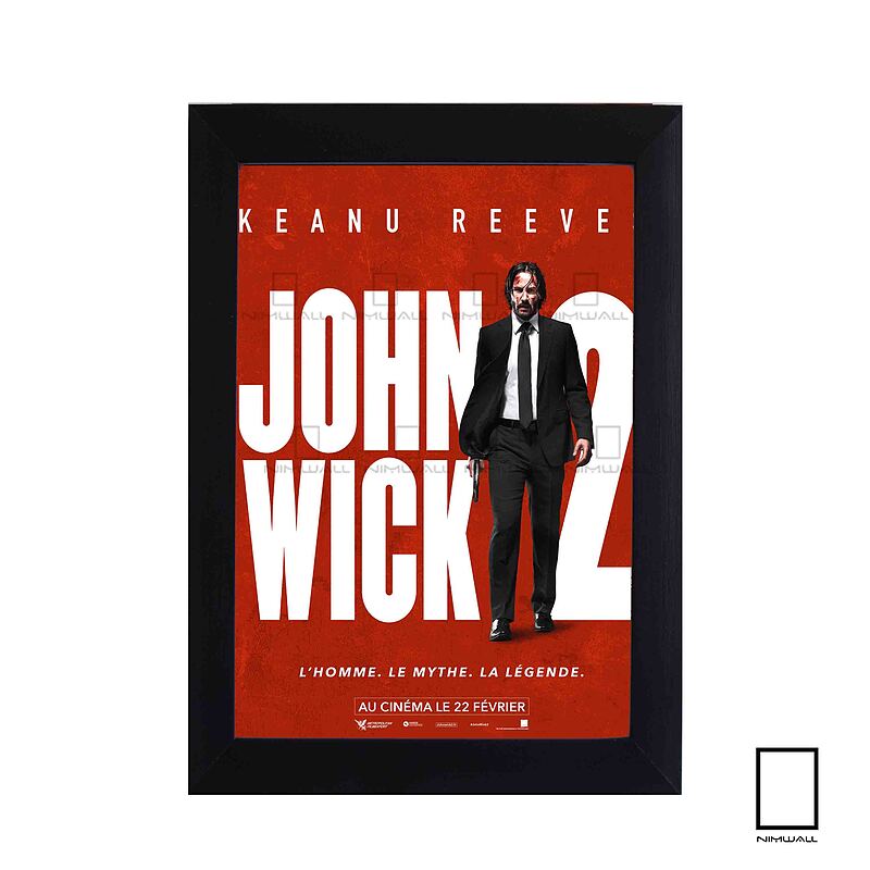 تابلو جان ویک john wick با بازی کیانو ریوز Keanu Reeves مدل N-221689