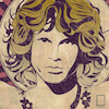 تابلو نقاشی جیم موریسون Jim Morrison مدل N-55438