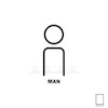 تابلو مخصوص سرویس بهداشتی ( توالت ) مدل N-11129
