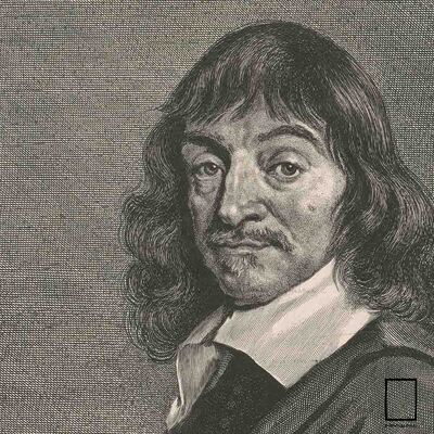 تابلو رنه دکارت René Descartes مدل N-25687