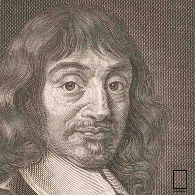 تابلو رنه دکارت René Descartes مدل N-25688