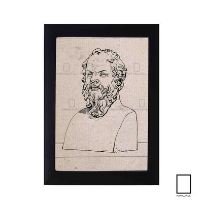 تابلو سقراط Socrates  مدل N-25690