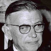 تابلو ژان پل سارتر Jean-Paul Sartre مدل N-25671