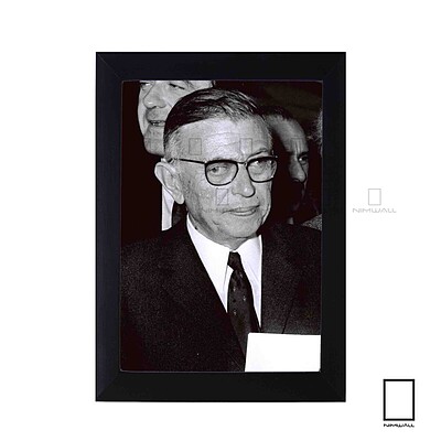 تابلو ژان پل سارتر Jean-Paul Sartre مدل N-25671
