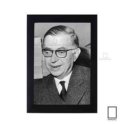 تابلو ژان پل سارتر Jean-Paul Sartre مدل N-25722