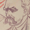 تابلو نقاشی فردریش نیچه Friedrich Nietzsche اثر ادوار مونک مدل N-25718