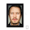 تابلو عکس پرتره هیث لجر Heath Ledger مدل N-25743