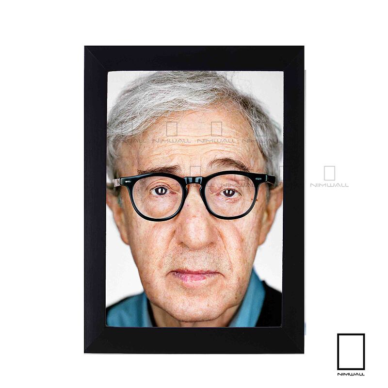 تابلو عکس پرتره وودی الن Woody Allen مدل N-25749