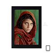 تابلو عکس دختر افغان اثر استیو مک‌کری ( نشنال جئوگرافیک )مدل N-25752