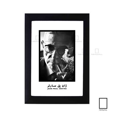 تابلو ژان پل سارتر Jean-Paul Sartre مدل  N--25761