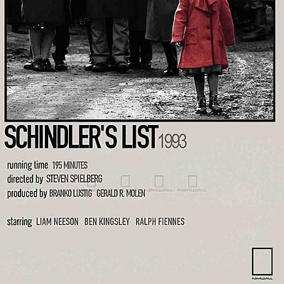 پوستر فیلم فهرست شیندلر Schindler's List مدل N-221878