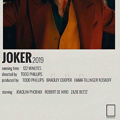 پوستر فیلم جوکر Joker مدل N-221879