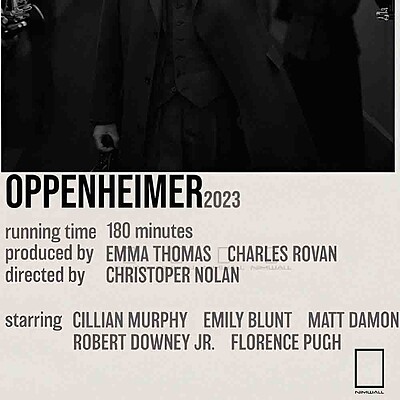 پوستر فیلم اوپنهایمر Oppenheimer مدل N-221883