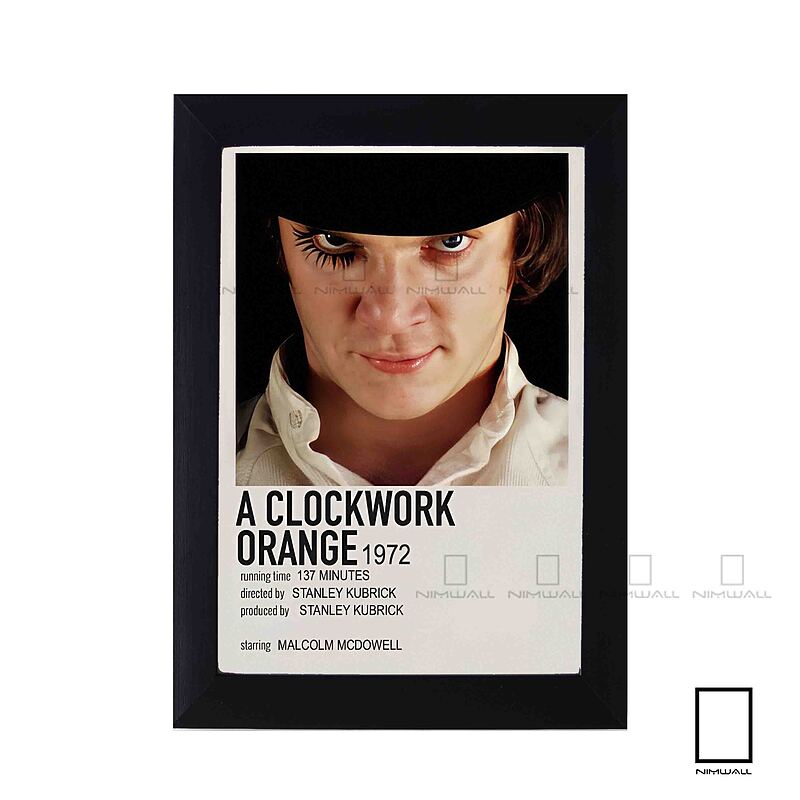 پوستر فیلم پرتغال کوکی A Clockwork Orange مدل N-221890