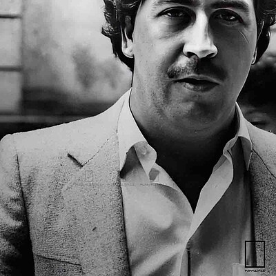 تابلو عکس پابلو اسکوبار Pablo Escobar  مدل N-25820