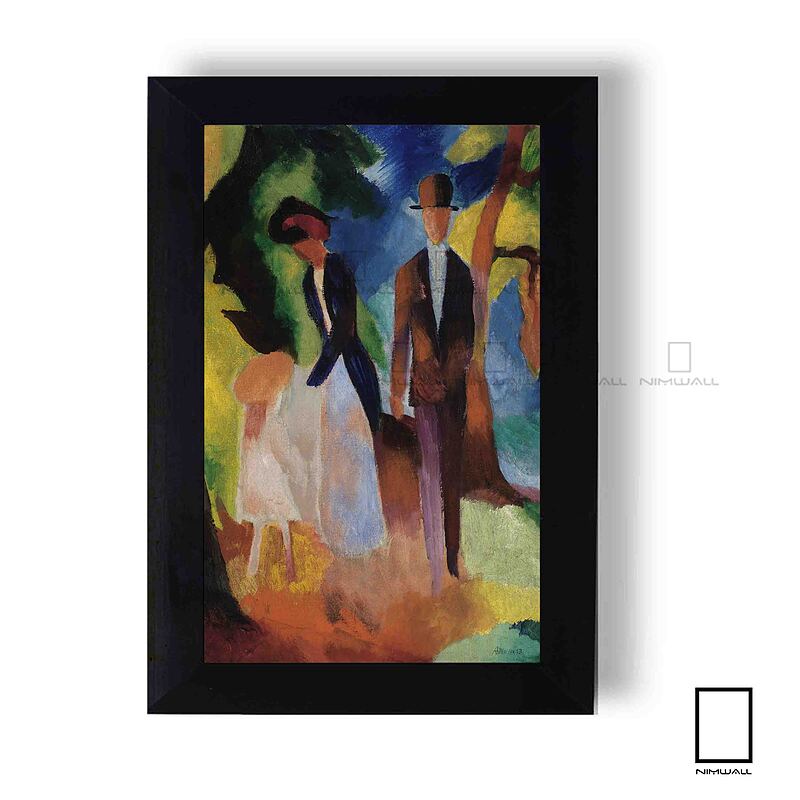 تابلو نقاشی آوگوست ماکه August Macke  مدل N-991065