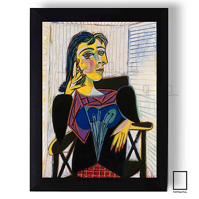 تابلو نقاشی زن اثر پابلو پیکاسو   پارچه کنواس K-95011