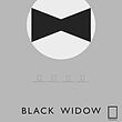 تابلو کاور مینیمال فیلم black widow  مدل N-22215
