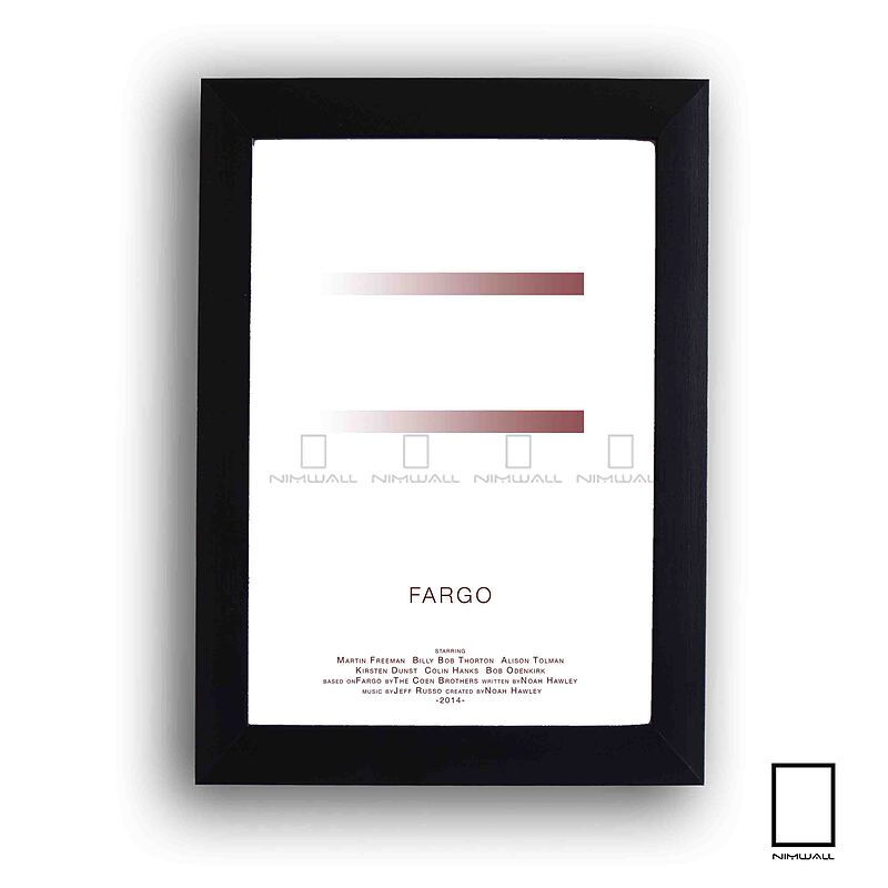 تابلو کاور مینیمال فیلم Fargo مدل N-22224