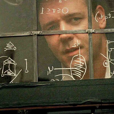 پوستر فیلم ذهن زیبا A Beautiful Mind مدل N-221992