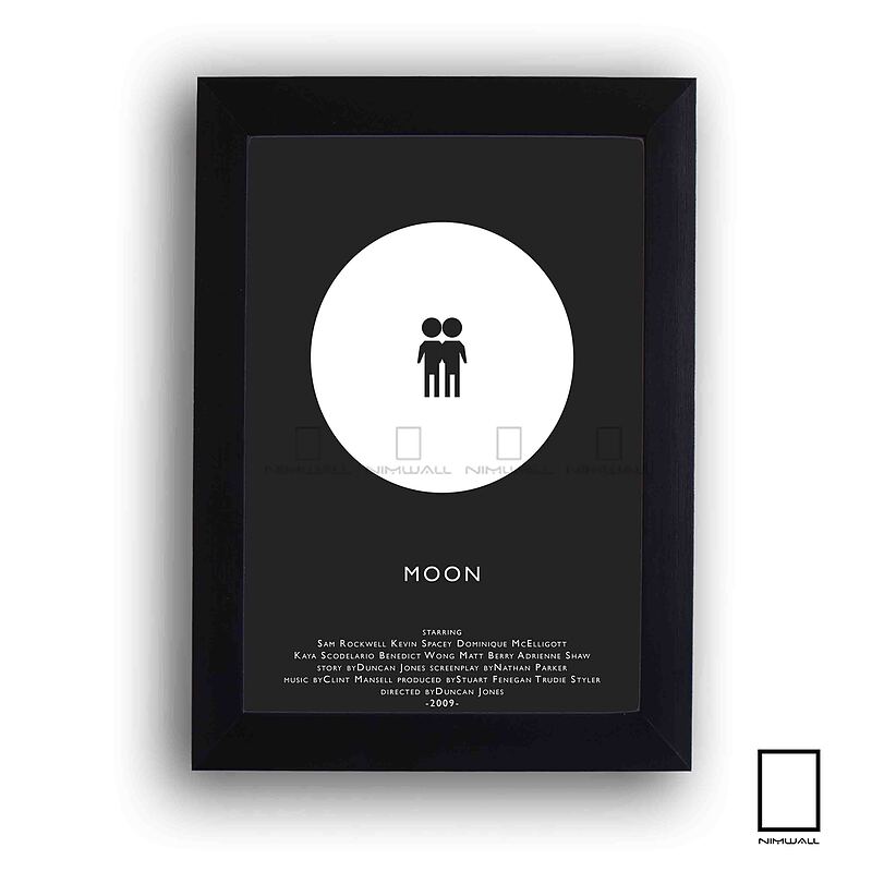 تابلو کاور مینیمال فیلم MOON مدل N-22228