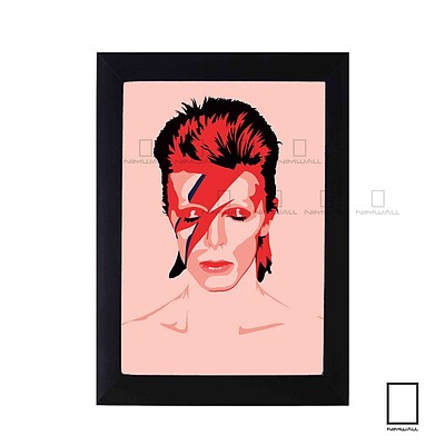 تابلو مینیمال دیوید بویی David Bowie مدل N-55456